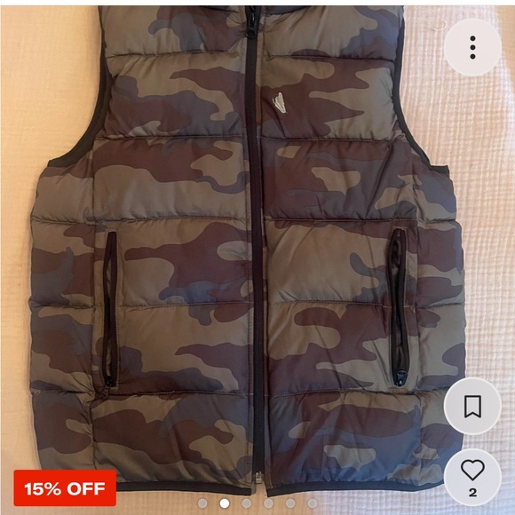 Camo Puffy Vest - Gap - Picture 2 of 5